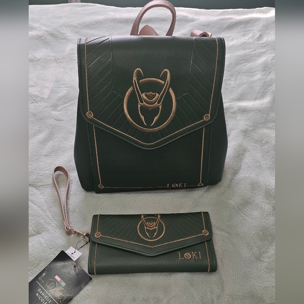 Danielle Nicole Marvel Loki Mini Backpack & Wallet